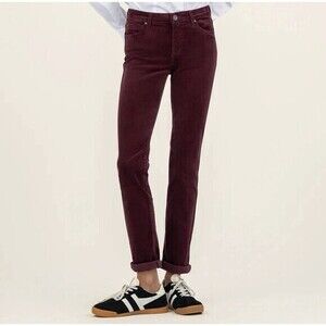 Kut from the Kloth Womens Jeans Red Size 12 BOYFRIEND  Catherine Corduroy Blend